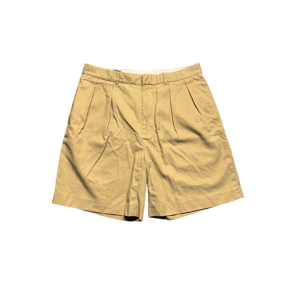 Polo Ralph Lauren Shorts Men's 36 Silk Blend Khaki Tan Summer Preppy Golf Casual